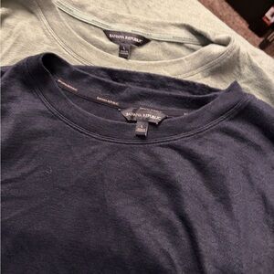 Banana Republic Women's Long Sleeve Tees in Navy and Sage